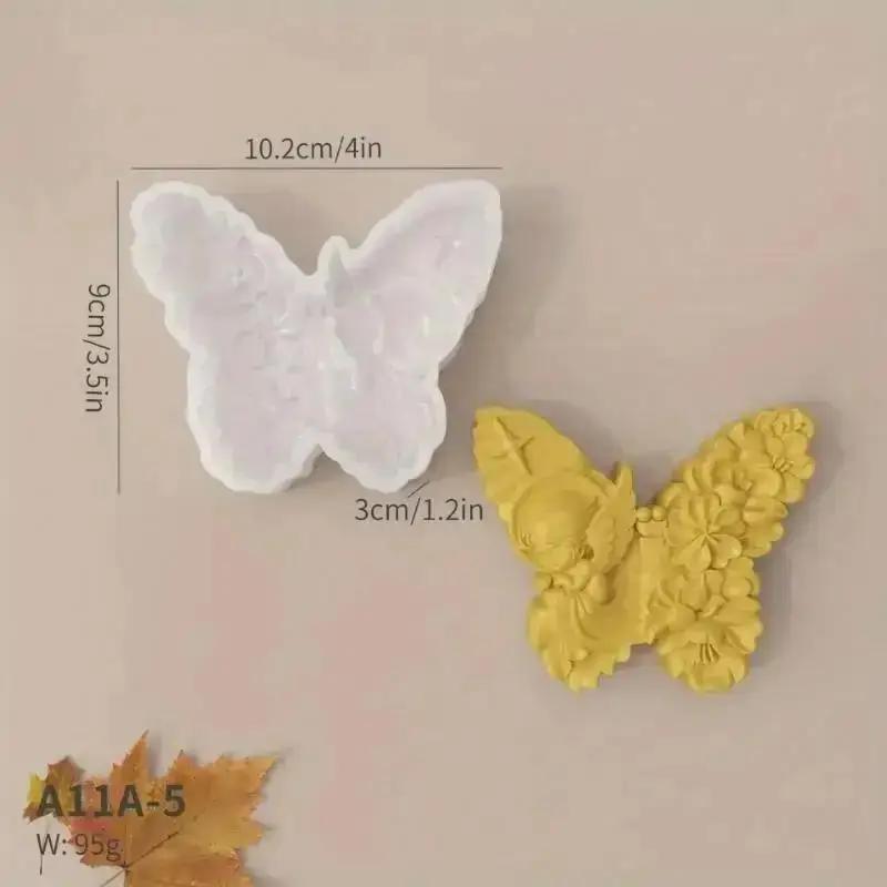 Diy Handmade Creative Flower DIY Halloween Butterfly Candle Mold Skull Snakehead Silicone Baking Molds Accessories Creative Gift