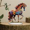 Creative Design Colorful Artistic Horse Home Desktop Decoration Ornament