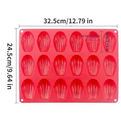 Mini stampo in silicone per dolci Madeleine di qualità alimentare, stampo per biscotti fai da te, stampo per teglia a conchiglia, accessori per teglie da cucina