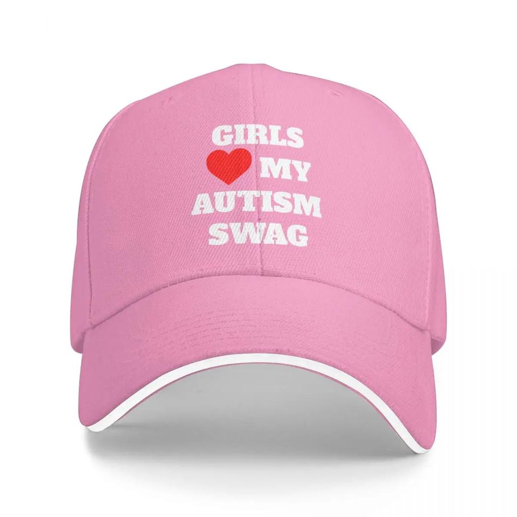 Baseball Caps Girls Heart My Autism Swag Funny Casquette Female Male Sport Summer Hats