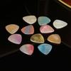 Colorful Smooth Strumming Resin Guitar Picks Flexible Resin Construction Suitable for Speed Stability and Performances