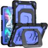 11 Inch Tablet Case With Kickstand Shockproof PC Silicone Cover Adjustable Back Strap IPad Android Tablets