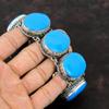 Sleeping Beauty Turquoise Bracelet Handmade Antique Jewelry Gemstone Vintage Bracelet 925 Sterling Silver Bracelet Adjustable Chain Bracelet