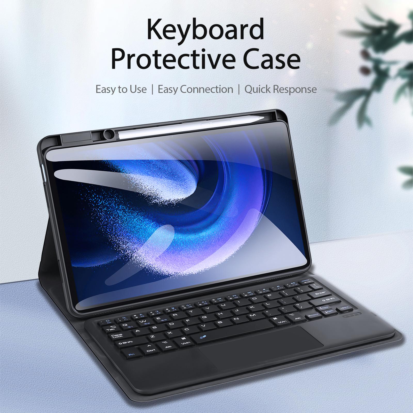 

DUX DUCIS For Xiaomi Pad 6/Pad 6 Pro Keyboard Case Protective Cover Tablet Case Detachable Wireless Bluetooth-compatible Keyboard with Touchpad A