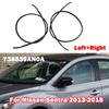 Left Right Car Roof Drip Finish Moulding Top Rubber Seal Strips for Nissan Sentra 2013 2014 2015 2016 2017 2018 738539AN0A