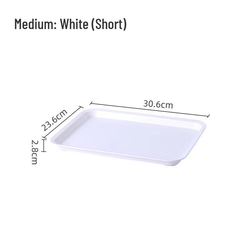 Rectangular Ins Style Plastic Tray for Tea, Water, and Fruit Cups