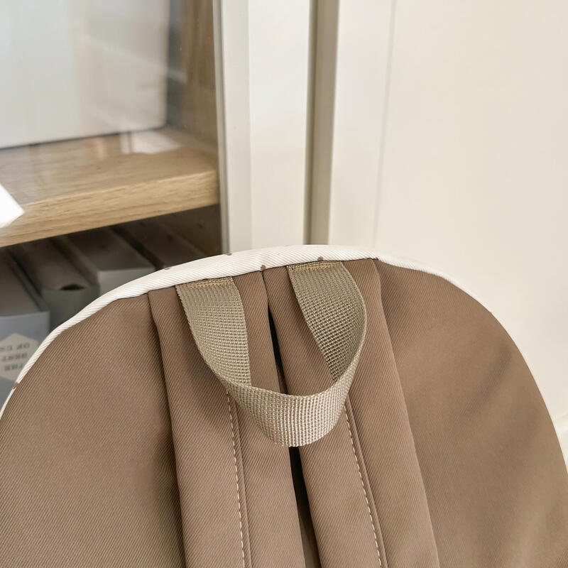 Student Color Block Schoolbag Women's Large Capacity Backpack