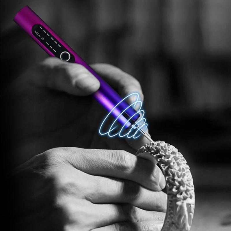 Engraving Machine Intelligent Charging Grinding Pen Electric Engraving Pen 6Bit 6Sand Paper 3.7V Power Rotary Tool