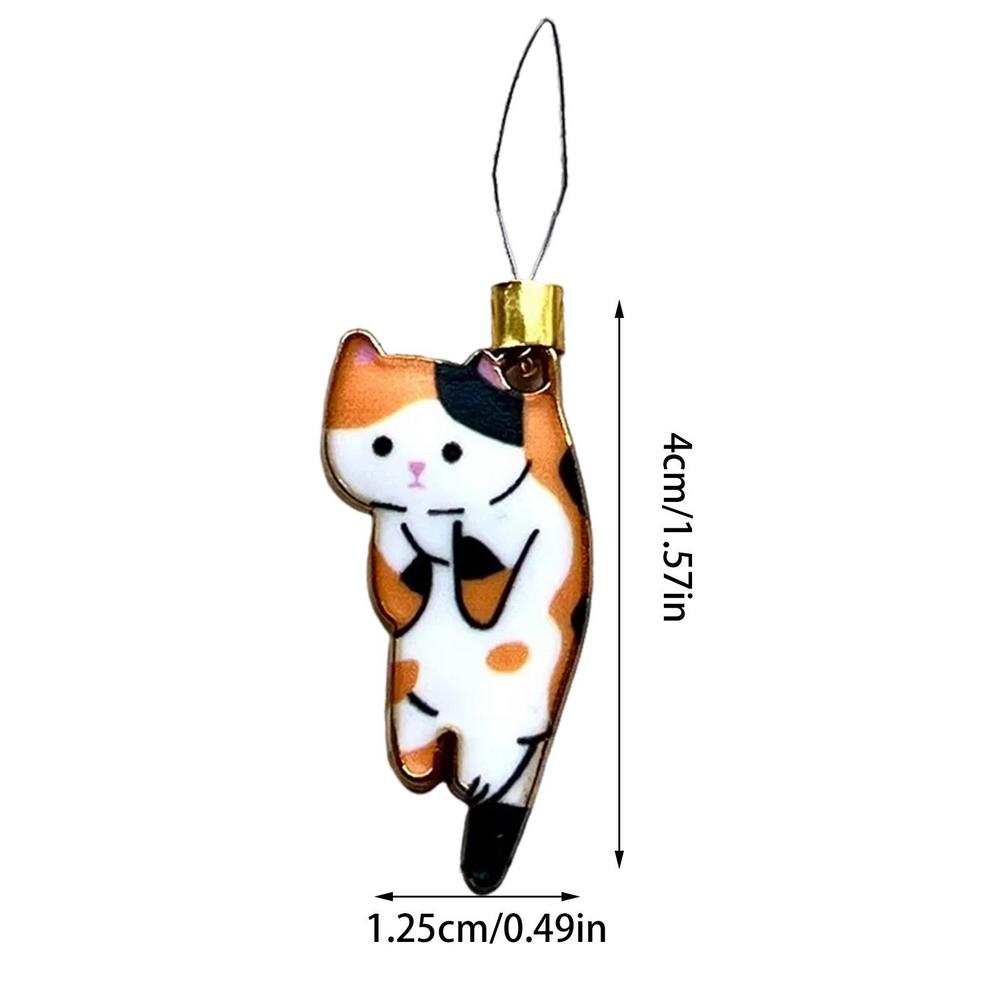 Cartoon Cat Threader Mini Cartoon Manual Threader Alloy Needle Threader Household DIY Sewing Accessories Punch Hand Sewing Tool