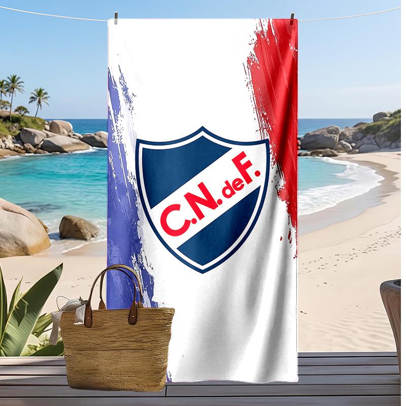 Club America Bedrucktes Strandtuch Schnelltrocknend Weiches Handtuch Tragbare Große Rechteckige Stranddecke für Reisen Schwimmbad