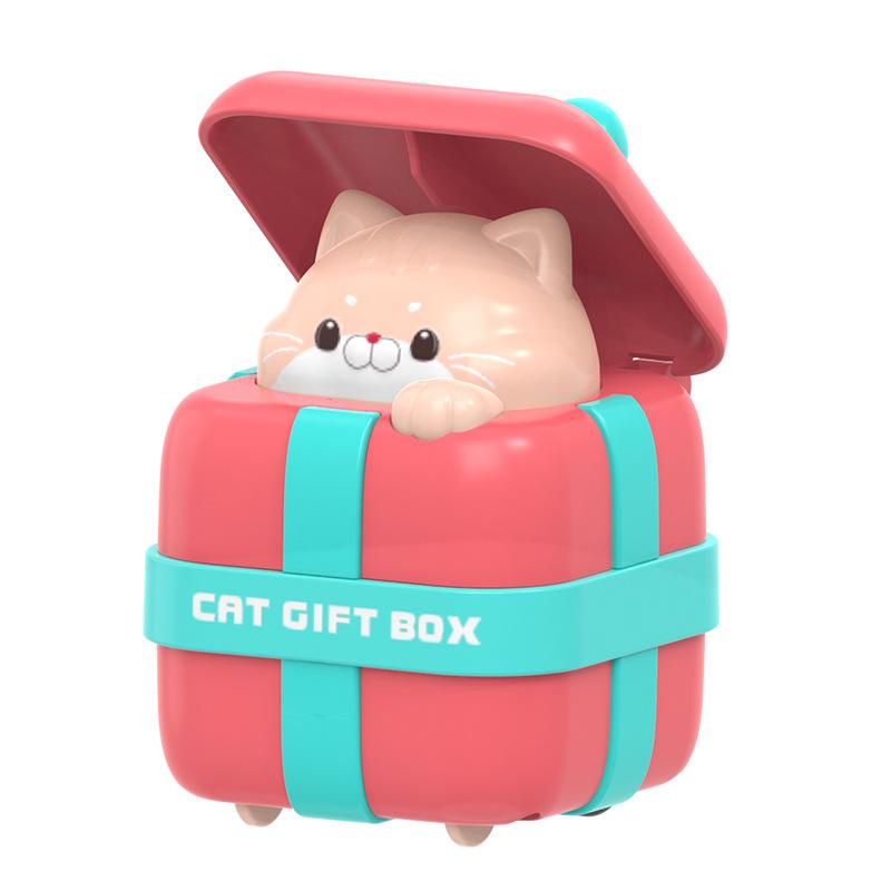 Press The Sliding Toy Car, Creative Cute Cartoon Douyin Internet Celebrity Gift Cat