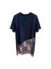 Summer T Shirt Dress With Embroidery For Casual And Business Wear In Soft Polyester Fabric