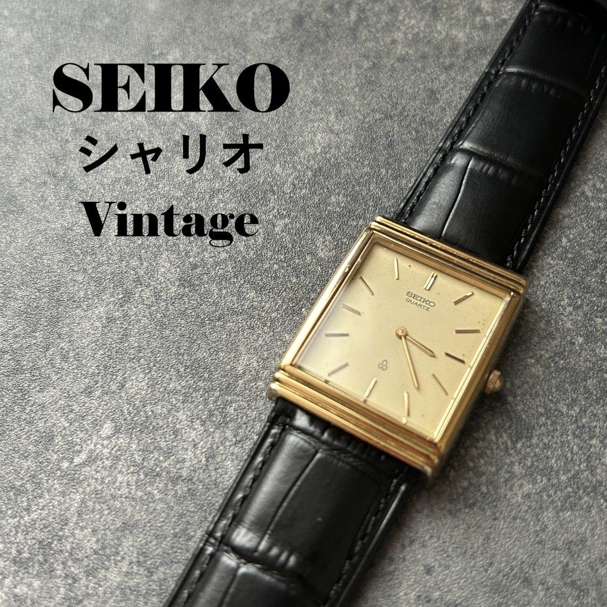 [Vintage] SEIKO Chariot Square Gold Dial