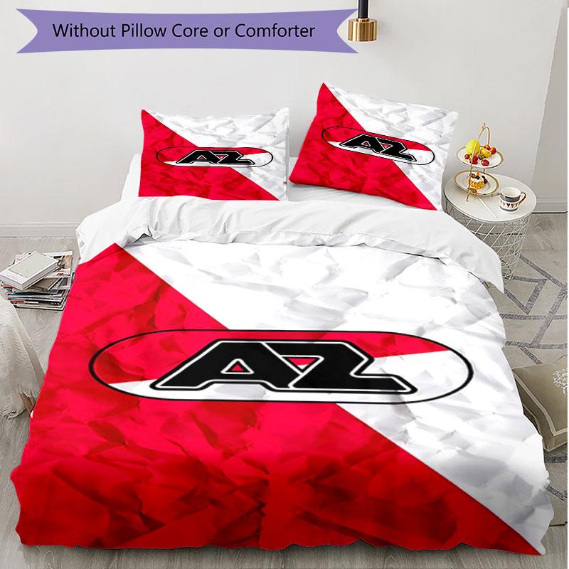 3pcs Duvet Cover Set (1*Duvet Cover + 2*Pillowcase, Without Core), AZ Alkmaar Print Soft All‑Season Bedding Set, Home Bedroom Decor Gift