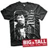 Offiziell lizenziertes Jimi Hendrix Distressed Big & Tall 3XL 4XL 5XL Herren T-