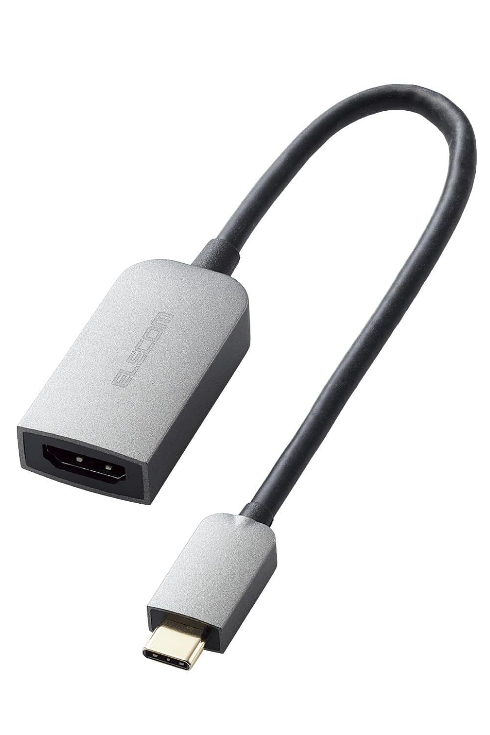 

ELECOM USB C to HDMI Conversion Adapter Mirroring Cable with iPhone MacBook iPad Silver 4K/60Hz Multi-Display 0.15m [Compatible Android, etc.] срібний