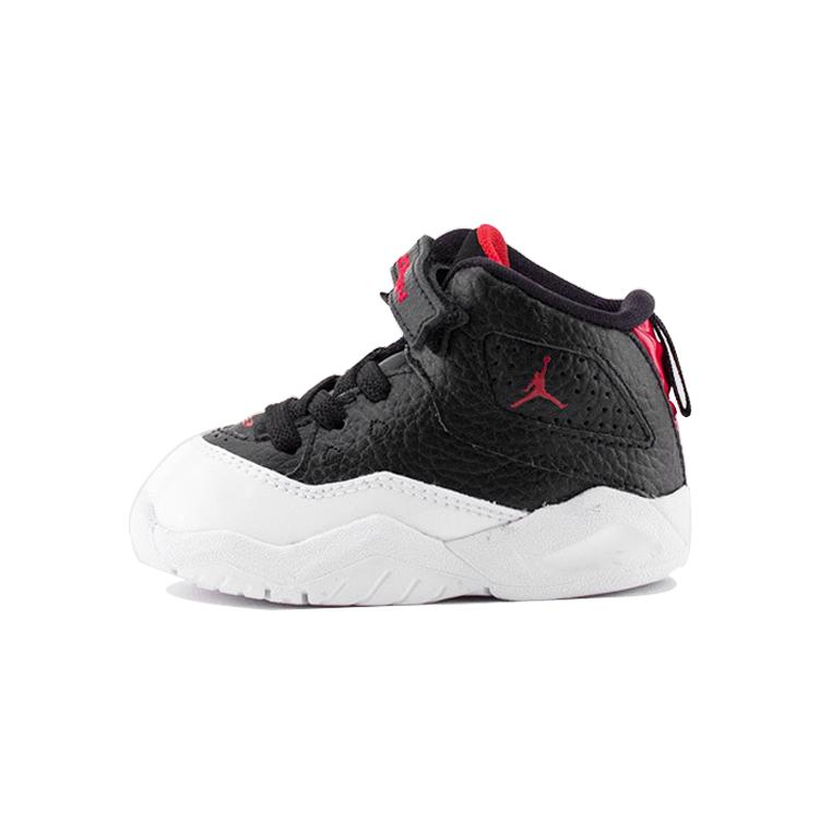 Jordan B'Loyal Abrasion Resistant Mid top Toddler Shoes Black Red Infant And Toddler CK1427-016