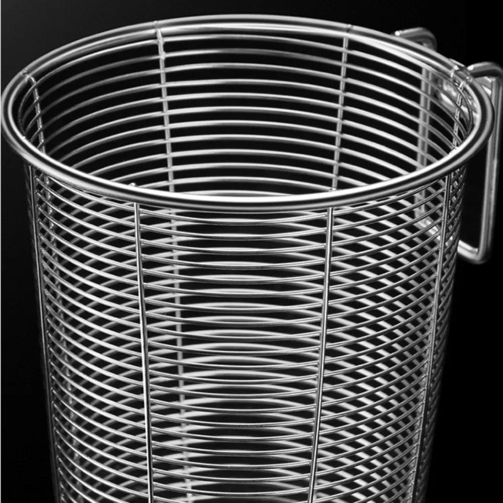 New Stainless Steel Chopstick Drying Rack Large Capacity Kitchen Storage Basket Chopstick Cage Portable Storage Container