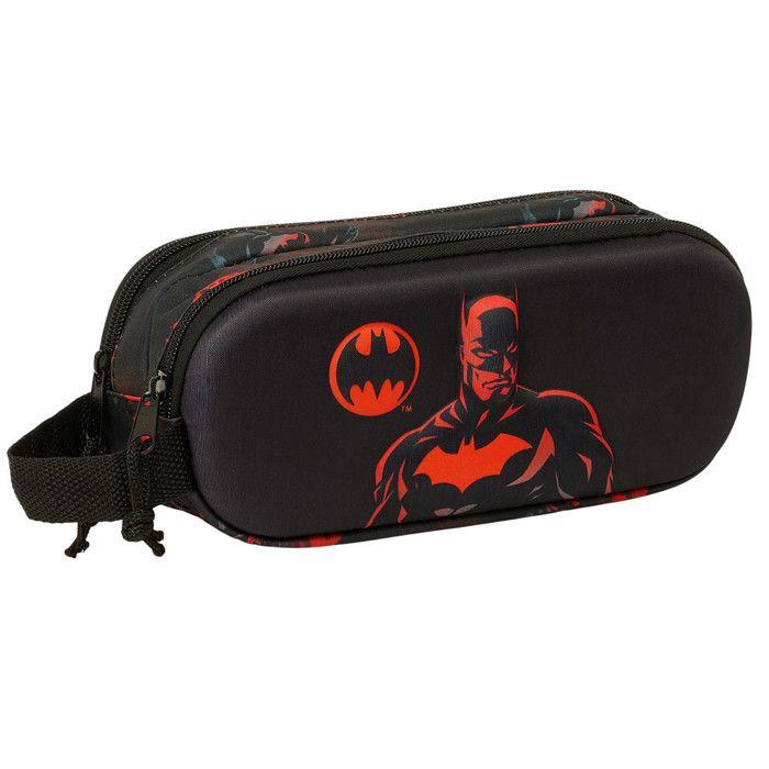 Trousse Batman rouge 3D 21 CM - 2 cpt