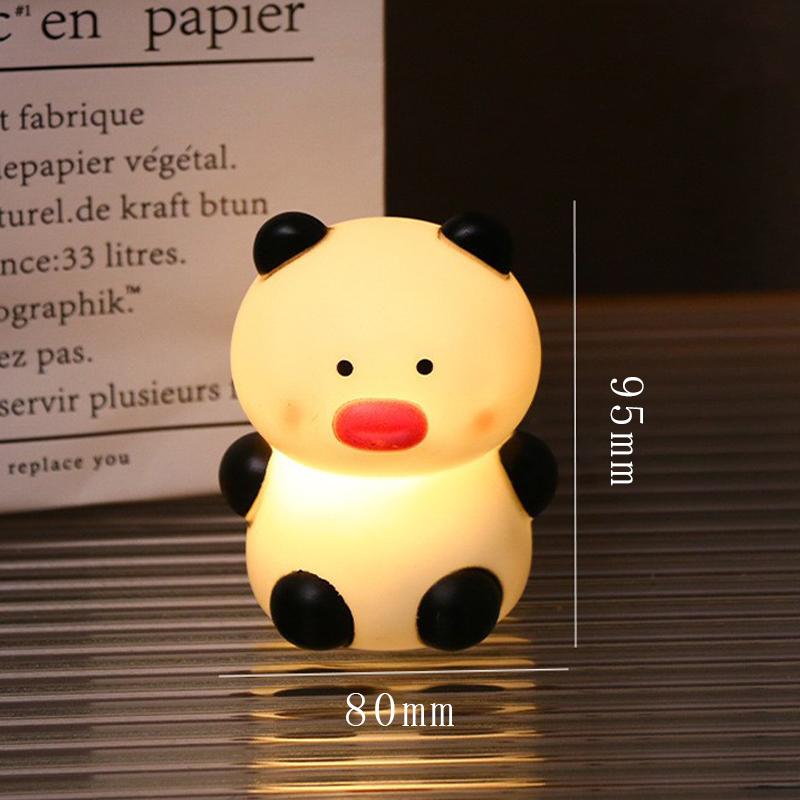 

Ночной светильник «Панда», силиконовая лампа для сна в спальне, защита глаз, перезаряжаемый прикроватный светильник, украшение, детский подарок