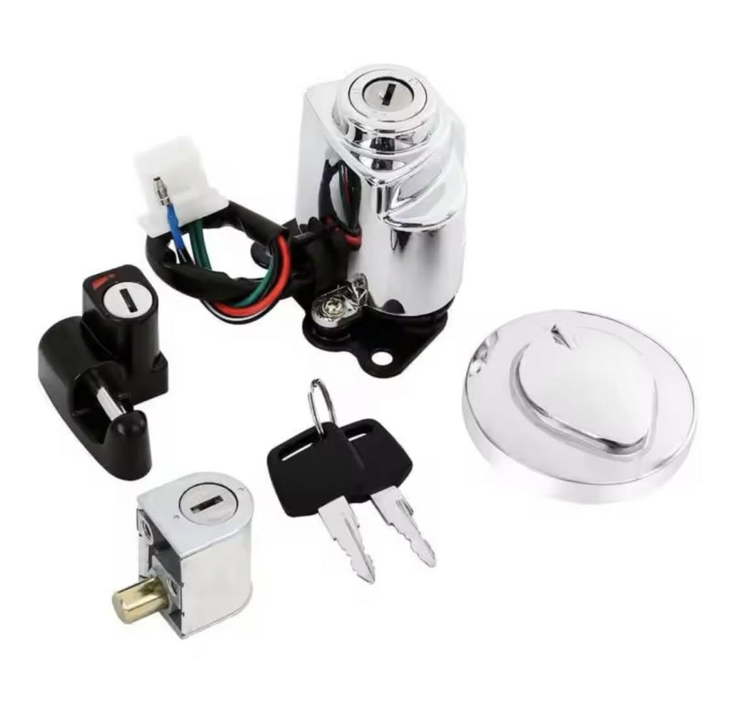 Deepa Ribusu Honda VT250 Magna 250 Key Set Key Cylinder Tank Cap Handle Lock