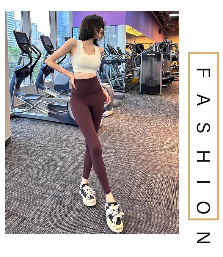 Shark Yoga Pants - Women's Tummy Control, Hip Lift, Velvet Slimming Pilates Fitness Wear for Autumn