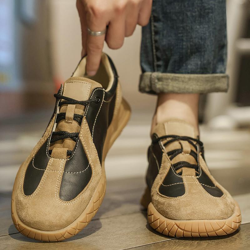 PU-Leder Herren-Sneakers Modetrend Freizeitschuhe Freizeitspaziergang Herren Skateboard-Schuhe Outdoor Tenis Masculino Herren-Trainer