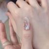 Atmosphere Ins Wind Burst Flash Pile Drill Cat's Eye Pure Hand-worn Armor Medium and Long Nail Art Fake Nail Patch