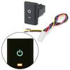 For Custom Model Dashboard Control Switch Car Power Supply Switch 3 Amp Maximum Load High Temperature Resistant Plastic