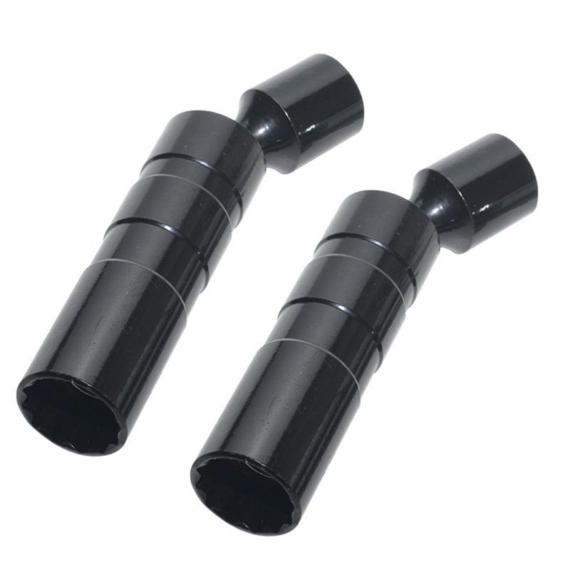 

Magnetic Swivels Spark Plugs Socket Kit 14mm and 16mm Thin Wall 3/8Inch Drive Automotive Repair Tool чёрный