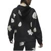 Jordan Pattern Printed Hooded Long Sleeve Sweatshirt Women Sweatshirt Black DV2006-010