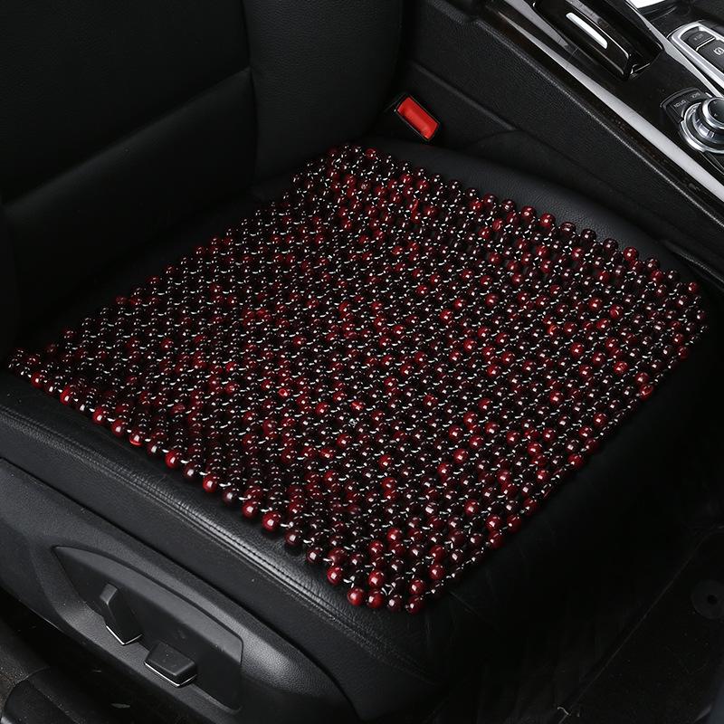 XB162 Wooden Bead Seat Cushion, Summer Breathable, No Backrest, Universal for All Seasons.