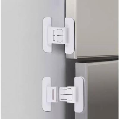 Kühlschranktür Festriegel Türschließer Anti-Öffnungs-Schnapper Selbstklebendes Sicherheitsschloss Ohne Bohren Baby Anti-Öffnungs-Vorrichtung