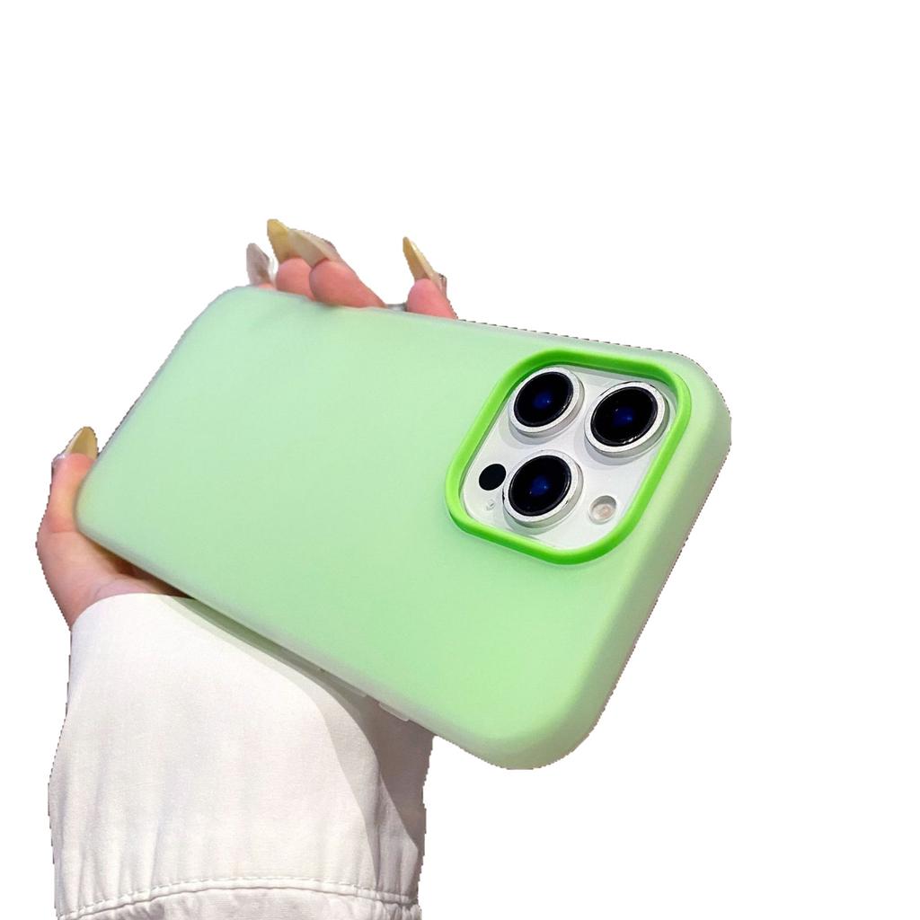 2-in-1 Jelly Phone Case, Apple 17 Pro Max/16E Candy Color, Minimalist, Suitable for iPhone 17 Matte Case