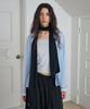 Simeteuligpeosenteu Sheer Mesh Shirt / Light Blue
