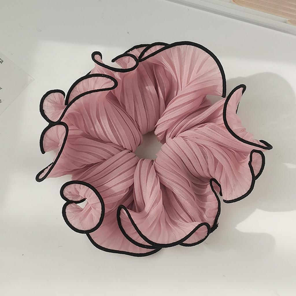 Oversized Scrunchies Rubber Hair Ties Elastic Hair Bands Girs Ponytail Hairstyle Smooth Satin Hair Rings For Women Accessories