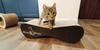 Mimi cat scratching post | black | 70x23x24 cm | MruuPruu