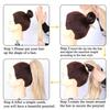 MISS WIG Synthetic Flexible Wrap Around Ponytail  Extensions Long Wavy Layered Fake Ponytail Hairpiece Wig For Women Daily Use