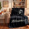 Scream Custom Flannel Blankets Soft Warm Cozy Throws for Home Decor Holiday Gifts