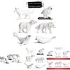 Arctic Wildlife Figurine Collection Featuring White Whale Polar Bear And Seal