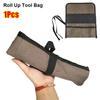 1Pcs Multiple Pocket Roll Up Tool Bag Oxford Cloth Storage Case Bag Wrench Pouch  Hanging Tool
