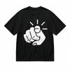 Men's Comfy Round Neck Classic T-Shirt Empowerment Radiating Lines Artwork Tee