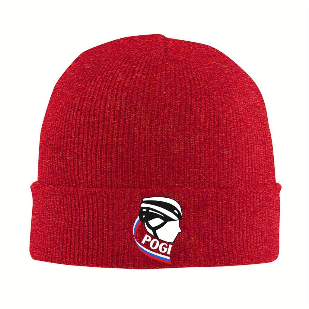 Cyclist Tadej Pogacar Knitted Hat Beanie Winter Hat Warm Unisex Fashion Cap Unisex Women Gift