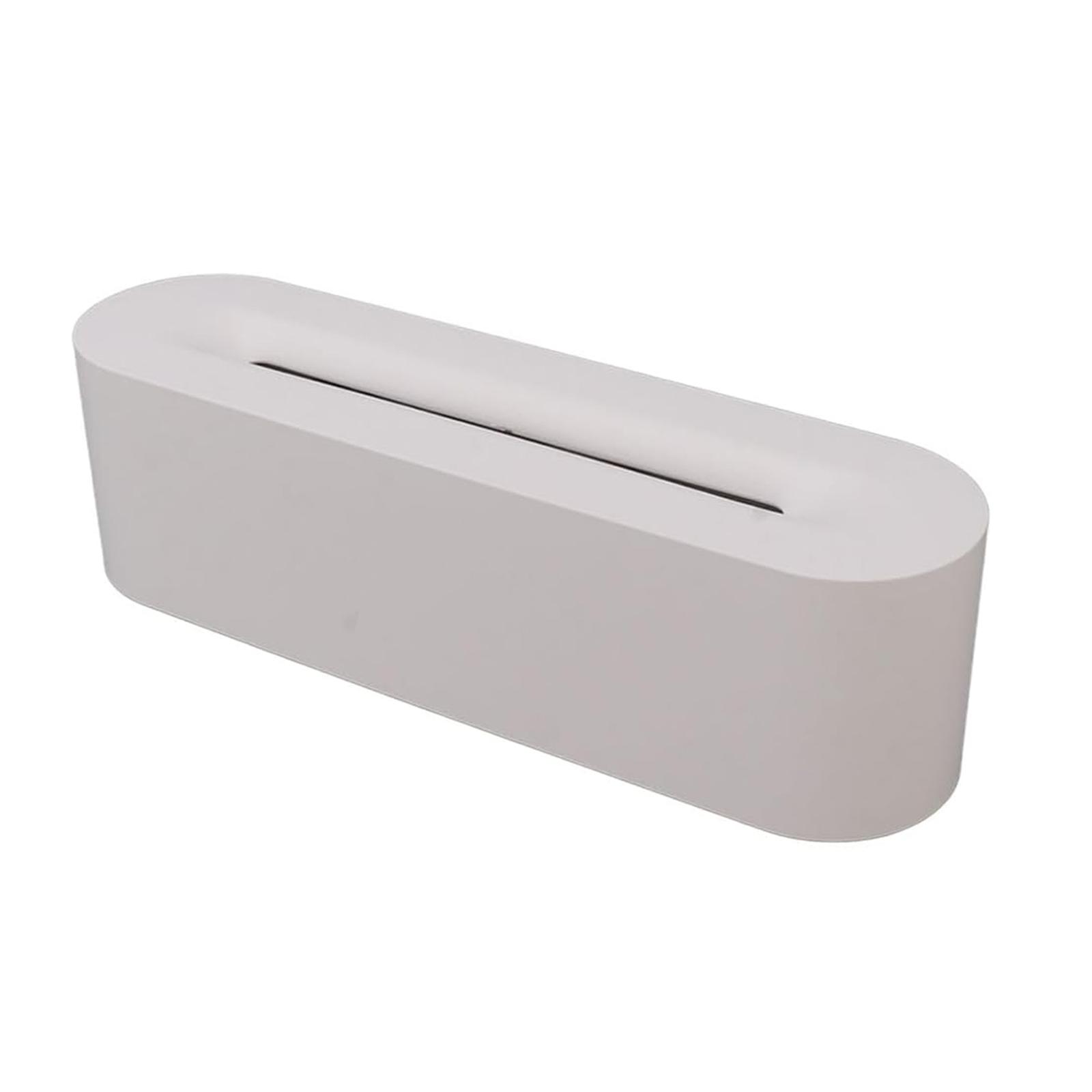 

Flame Humidifier Portable Ultra Silent Cool Mist Humidifier With Waterless Auto Off Protection For Office Bedroom DQ709-white