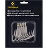 4X-Treble-Hooks-Saltwater-Big-Game-Fishing-Hooks Ultra Strong Stainless Size 3/0 1/0 2/0 4/0 5/0