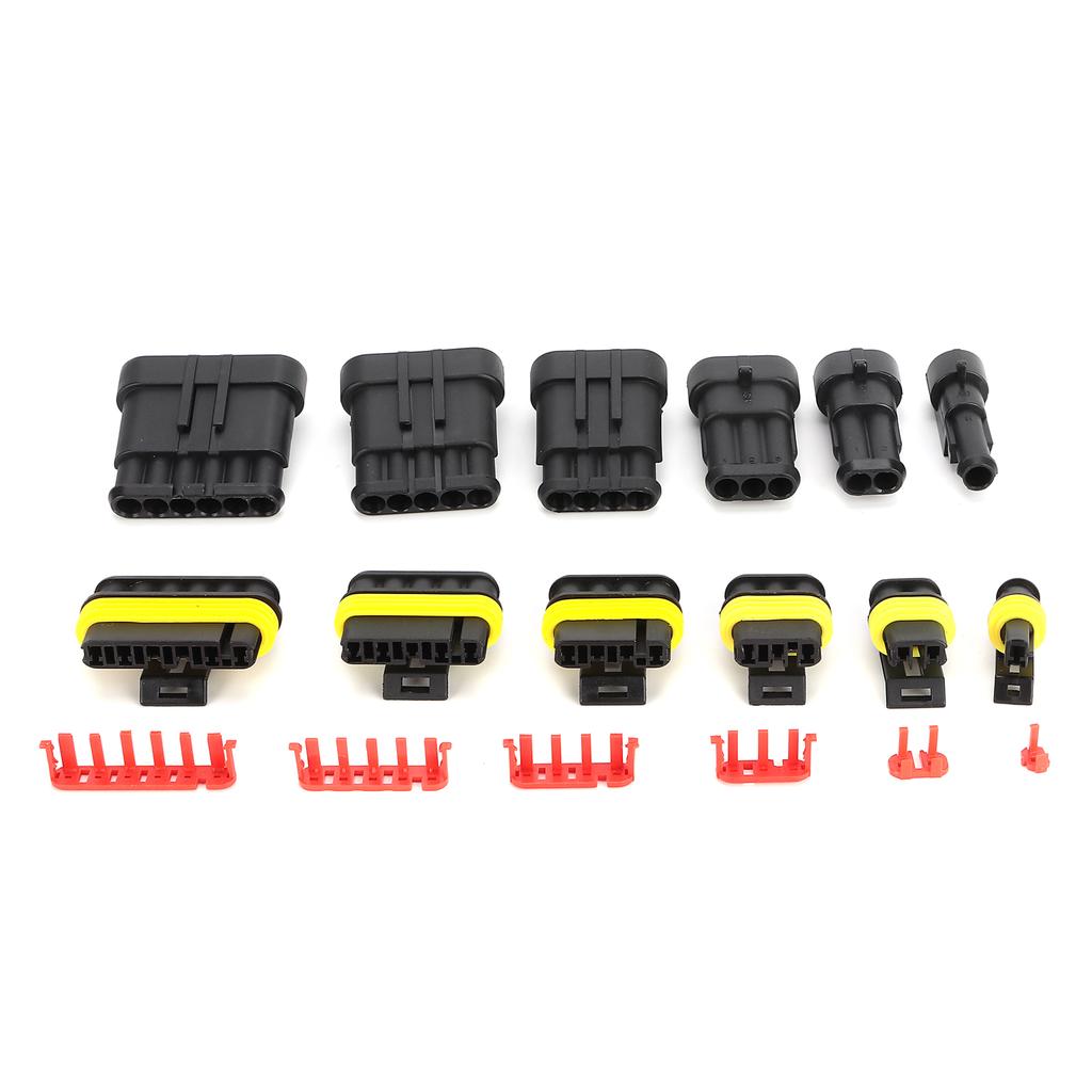 Waterproof Car Wire Connector Copper Plug 1/2/3/4/5/6 Hole for Lighting Electronics Wire Connector Marine Plug Socket Kit