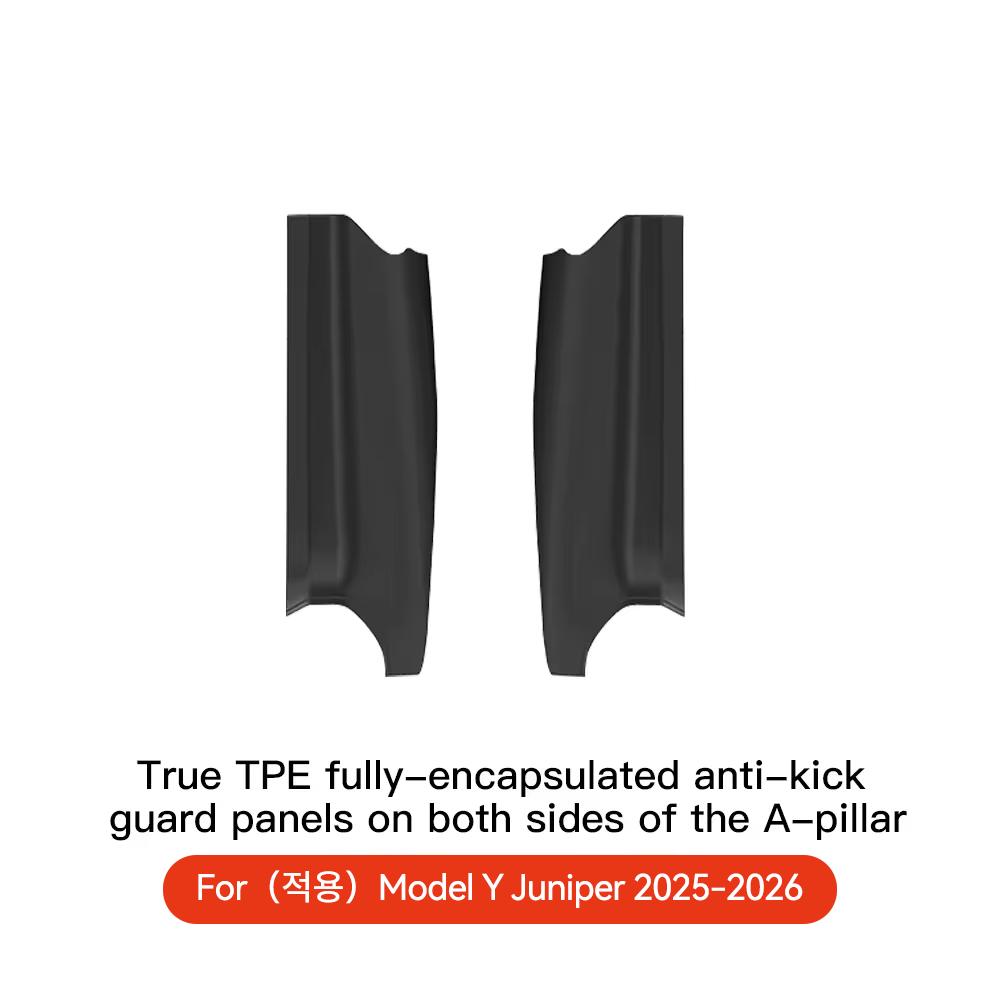 YZ For Tesla Model 3/Y/YL Highland Juniper 2026 TPE Central Control Side Anti Kick Pad Anti-dirt Protective Protecto