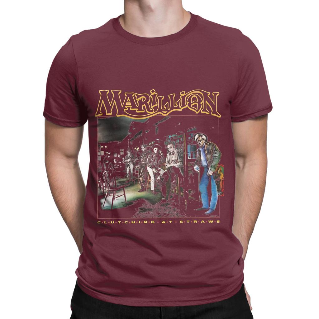 Brithis rock MARILLION Grafica 100% Cotone T-Shirt Marillion Top Magliette Per Unisex