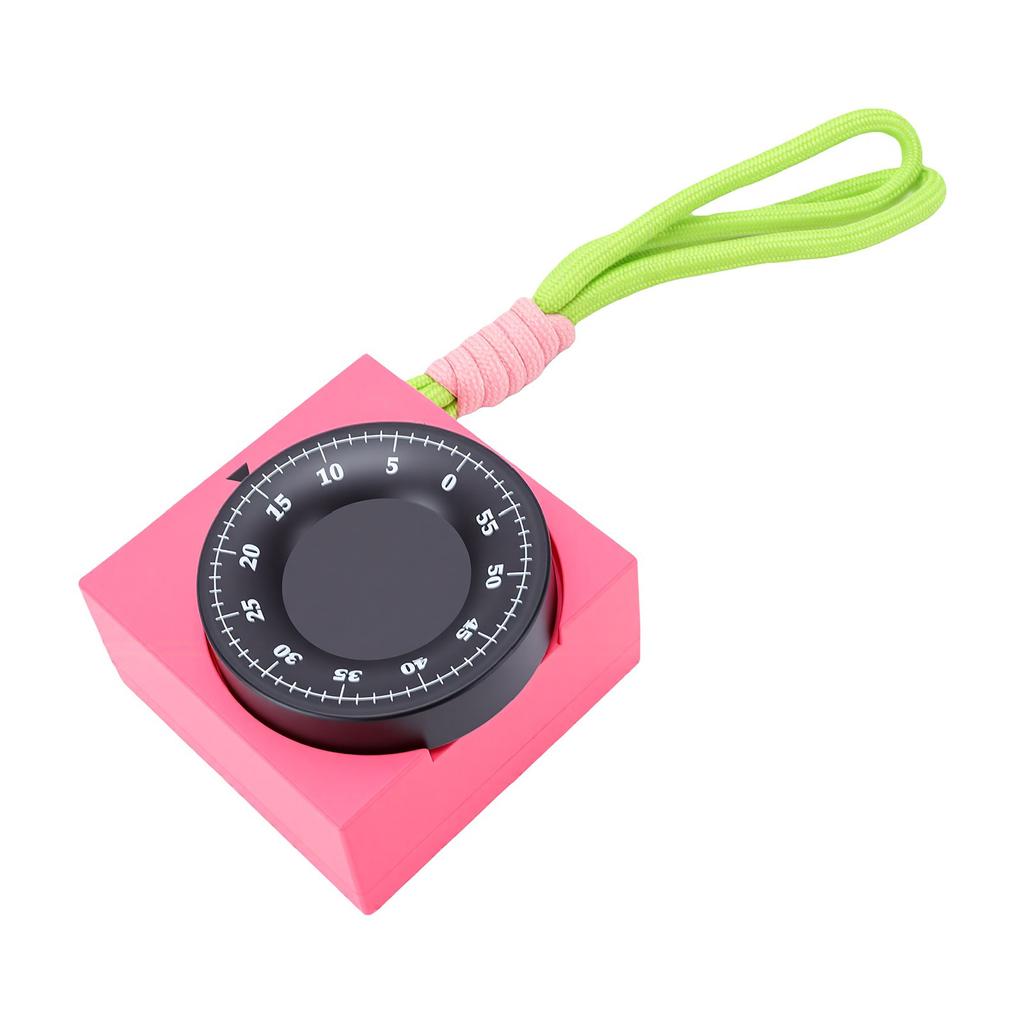 Küchenuhr mit gewebtem Lanyard, geruchlos, verschleißfest, mechanische Schreibtischuhr zum Kochen, Fitness