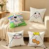 Creative Funny Hamster Meme  Pillow Case Square Double-Sided Sofa Cushion Cover Bedroom Bedside Pillow